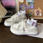 Kawaii naiste tossud Korea moe igap&auml;evane kandmine Patchwork Vulcanize jalan&otilde;ud vabaaja naiste spordijalatsid 35 roheline