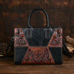 Johnature Retro Reljeefne &Uuml;hendatud Naiste Nahast Kott Suure Mahutavusega Mitmek&uuml;lgne &Otilde;la-Crossbody Kotid must