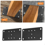 2 tk teki alusplaadi postiankrud, raskeveokitega, pergola kronsteinide tara komplekt pergolase veranda jaoks