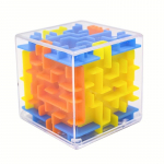 L&auml;bipaistev 3D-lab&uuml;rintkuubikuga pusle veereva palliga &ndash; l&otilde;bus stressimaandav m&auml;nguasi lastele 1PC