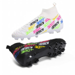 Jalgpallijalatsid K&otilde;rge &uuml;laosaga v&auml;litingimustes Meeste pikkade k&uuml;&uuml;ntega Spordijalgpallisaapad Suured Noored Jalgpallisaapad 31 valge