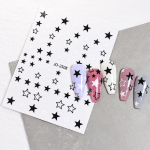 Must Valge Nelja Nurgaga T&auml;he Kleepsud 3D &Uuml;li&otilde;hukesed Plaastrid K&uuml;&uuml;nedekoratsioonid Liugur Y2K K&uuml;&uuml;nemaalingu Kleebised Manik&uuml;&uuml;ri Tarvikud