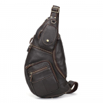 Meeste ehtsast nahast rinnakott, mitmek&uuml;lgne suure mahutavusega messenger-kott, v&auml;lispordi &uuml;lemise kihiga veisenahast rinnakott pruun