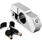 Universal Motorcycle Handlebar Lock CNC Aluminum Handle Throttle Brake Security lock Compatible ATV Motorcycle Scooter off-Road Vehicle(Blue) kuld