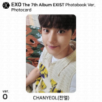 EXO 7. album EXIST Photobook Ver Ametlik fotokaart J&auml;rjehoidja Kai Baekhyun Chanyeol - Photocard #O