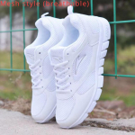 Kevadised ja s&uuml;gisesed nahast pinnaga tossud veekindlad vabaajajalatsid Valged jooksujalatsid Tudengite moodsad kingad Valged tossud Unisex kingad Tennis 40