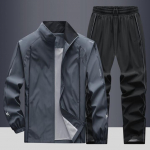 Meeste komplektid Spordir&otilde;ivad Spordidressid Dressikomplektid 2tk Jope + P&uuml;ksid Meeste kevadised s&uuml;gis&uuml;likonnad Suures suuruses XXXXL