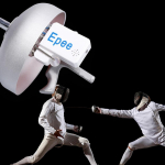Kaasaskantav elektrooniline vehklemisait lastele ja t&auml;iskasvanutele, elektriline m&otilde;&otilde;ga-skoorer for Foil Fencing