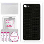 apgo Protective Skin Sticker for the back compatible with Apple iPhone SE 2022, Wrap Film, Foil, Vinyl - Pattern Matrix