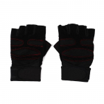 Fitnesskindad, kaitsekindad meestele ja naistele, hantlivarustus, horisontaalkangi harjutus, randmetreening, pools&otilde;rmega j&otilde;ut&otilde;mbed S punane