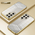 Elektriliselt kaetud l&auml;bipaistev telefoni&uuml;mbris Samsung Galaxy S24 Ultra S23 S22 S21 FE Plus A15 A25 A35 A55 A14 A24 A34 A54 A13 A53 A73 A52 A12 M32 M12 tagakaas Samsung Galaxy M15 must