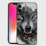 Wolf Lion Animal telefoni&uuml;mbris iPhone'ile Samsung Galaxy Redmi Xiaomi Oppo OnePlus Note SA 7 8 9 10 11 12 13 14 20 21 22 23 53 54 Pro Max Plus Ultra iPhone 6 or 6S