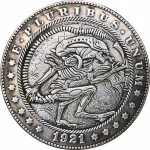 1921 Monster USA AMEERIKA &Uuml;HENDRIIGID Beauty Hobo Nickel M&auml;lestuslikud kogutavad suveniirid h&otilde;bem&uuml;ndid