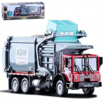 1/24 m&otilde;&otilde;tkavas sulamist transpordivahend pr&uuml;giauto veoauto die-cast auto mudel m&auml;nguasjad kingitus 1/24-Size:21*6*8.5cm hall/punane