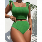 Poolitatud ujumistrikoo k&otilde;rge v&ouml;&ouml;kohaga konservatiivne puhtav&auml;rviline ujumistrikoo S