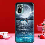 Ookeani delfiini &uuml;mbris Xiaomi Redmi Note 11 Pro Note 10 9 8 Pro 11S 9S 10S jaoks Redmi 10 9 9A 9C 9T jaoks Redmi 7