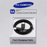 PD 45W USB C-kaabel Samsung Galaxy S20 S21 S22 S23 Ultra Note 10 5G 20 A53 A54 &uuml;likiire laadimisega C-t&uuml;&uuml;pi USB-andmekaabel 1 M must