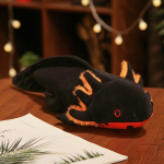 V&auml;rviline suur Axolotli nukk armas Newt Salamandra pl&uuml;&uuml;sis m&auml;nguasi, pehme veealune loom roosa kollane hall sinine, s&uuml;nnip&auml;evakingitus lastele 45cm
