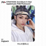 Stray Kids 5-t&auml;rni POB-fotokaart Applemusic Everline MMT Yes24 JYP Withmuu BDM MS Felix - Applemusic