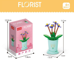 Loomingulised igavese lille ehitusklotsid mikropuuridade seeria harivad m&auml;nguasjad t&uuml;drukutele kingitusteks