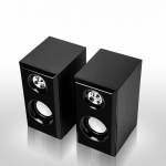 Arvuti k&otilde;larid USB juhtmega puidust k&otilde;larid Bass Stereo Subwoofer helikast 3,5 mm AUX sisend USB toide lauaarvuti nutitelefoni jaoks