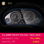 For BMW F30 F31 F34 GT 2013-2018 Car interior carbon fibre Film 5D PET Center console Anti scratch resist film Accessories refit Style A