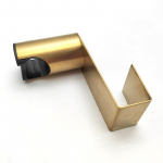 Bidee pihusti hoidik WC-vannitoa kinnitus Roostevabast terasest riidepuu harjatud pistikupesa seinakonks k&auml;eshoitava du&scaron;itoru jaoks