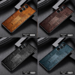 Ehtsast nahast t&auml;iskaanega &uuml;mbris Honor Play 40 jaoks &ndash; veisenahast teraline kaitsekate Honor Play 40 Plus must