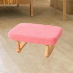 Ottomani puidust jalgadega jalatugi koju ja kontorisse roheline