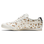 Onitsuka Tiger Mexico 66 S&uuml;nteetiline Nahk T&auml;ielik Tiigermuster Mugavus Madalad Vabaajajalatsid Unisex PiimjasValge 1183B785-100 36