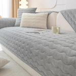 Talvine Uus Tikitud Pl&uuml;&uuml;sist Padi Hollandi Sametist Diivanipadi Moodne Lihtne Paksenenud Libisemiskindel Diivanipadi R&auml;tik 30x50cm pillowcase hall