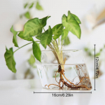 Klaaskunst lilleseade DIY t&ouml;&ouml;laua kaunistused l&auml;bipaistvad loomingulised kodukaunistused 11CM