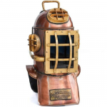 45,72 cm sukeldumiskiiver, s&uuml;vamere sukeldumiskapuutsiga kiiver, USA merev&auml;e merejalav&auml;elase Morse'i sukeldumiskiiver, Miller Dunni sukeldumiskapuutsiga sukeldumiskiiver