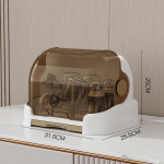 Beebi toitmispudeli t&uuml;hjendusresti nibu s&ouml;&ouml;tmistopsi hoidja kaanega hoiukuivatusrest Pudeli puhastus- ja kuivatusmasin