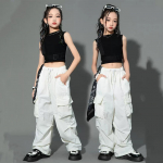 5-14a lapsed Hip Hop Jooksup&uuml;ksid Teismeliste sirged p&uuml;ksid T&uuml;drukud K&otilde;rge v&ouml;&ouml;kohaga p&uuml;ksid Vintage vabaaja t&auml;navar&otilde;ivad kottis p&uuml;ksid 140