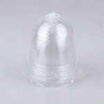 5 tk Taimekasvatuspott L&auml;bipaistev Plastikust Lemmikloom Seemne Idandamise Tassid Kaanega