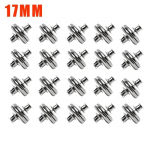 40 paari kardina magnetnupuga, naelteta eemaldatav akenkardin, sulgege magnet, pandla reguleerimine kardinaklambrite tarvikud 1.7cm-20pcs