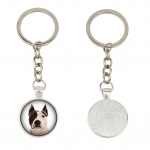American Staffordshire Terrier, Amstaff - keychain in a box, own photo, keychain pendant from Art-Dog brand
