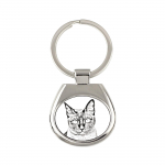 Tonkinese Cat - keychain with a cat, keychain with a print, personalized pendant from the Art-Dog brand