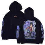 Mehed Naised Casul puuvillased kapuutsid Pullover Dressipluus Tr&uuml;kitud spordir&otilde;ivad Unisex kapuutsiga M must
