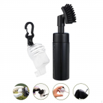 Golf Club Brush Accessory Cleaning Tool Professional Press on Compact Water valge