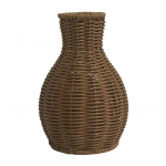 K&auml;sitsi kootud vaas, lilleseade lauaarvuti kaunistused, viinapuu imitatsioon, k&auml;sitsi valmistatud isetegemine pruun