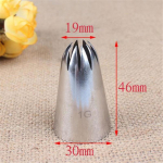 #1G Suures suuruses koogikreemi torud Otsikud Kaunistused roostevabast terasest glasuurimisotsad Tassikoogid kondiitritooted K&uuml;psetusn&otilde;ud