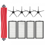 Roborock Q7 Max / Q7 Max+ tolmuimeja varuosade vahetuskomplekt, p&otilde;hihari, harjakate, tolmukotid, k&uuml;lghari, HEPA filter, mopilapid Kit 8