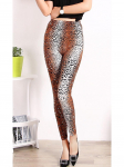 Leopardprint k&otilde;rge v&ouml;&ouml;kohaga venivad retuusid &ndash; stiilsed ja mugavad naiste kitsad p&uuml;ksid, kuum allahindlus! Free Size (suitable for 90-140 jin)