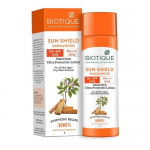 Biotique Bio Sandalwood p&auml;ikesekaitsekreem Ultra rahustav n&auml;okreem, SPF 50+ |Aus ja niisutatud| Veekindel| K&otilde;igile nahat&uuml;&uuml;pidele| 120 ml