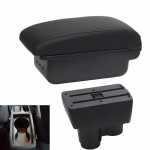 Renault Duster 3 jaoks Dacia Dusteri k&auml;etugede kasti jaoks 2019-2022 keskkonsooli salvestusruumi kaunistustarvikud USB must