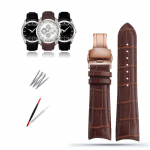 Klassikaline 22/23/24 mm ehtsast vasika nahast kellarihm Tissoti kella jaoks T035627/617/407 seeria kellarihm Butterfly pannal 23mm