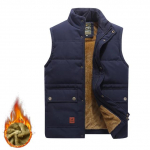 Talvevest Jakk Varrukateta Mantel Karusnahast Mood Suur Suurus Meeste Soe Vest Fliisvest meestele 5XL