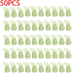 50 tk Mini riidenagi riidekapi konnektori jaoks konks Plastikust riidekapi mantli pikendus klambrid hoidik ruumi kokkuhoid valge